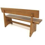 Scandinavian oak bench, Sweden, 1960