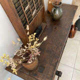 Old wooden workbench