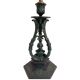 Chandelier lamp Schiller, cast iron and brass, Germany 19th century