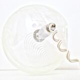 Pair of Postmodern Spheric Glass Table Lamps by Lino Tagliapietra for La Murrina