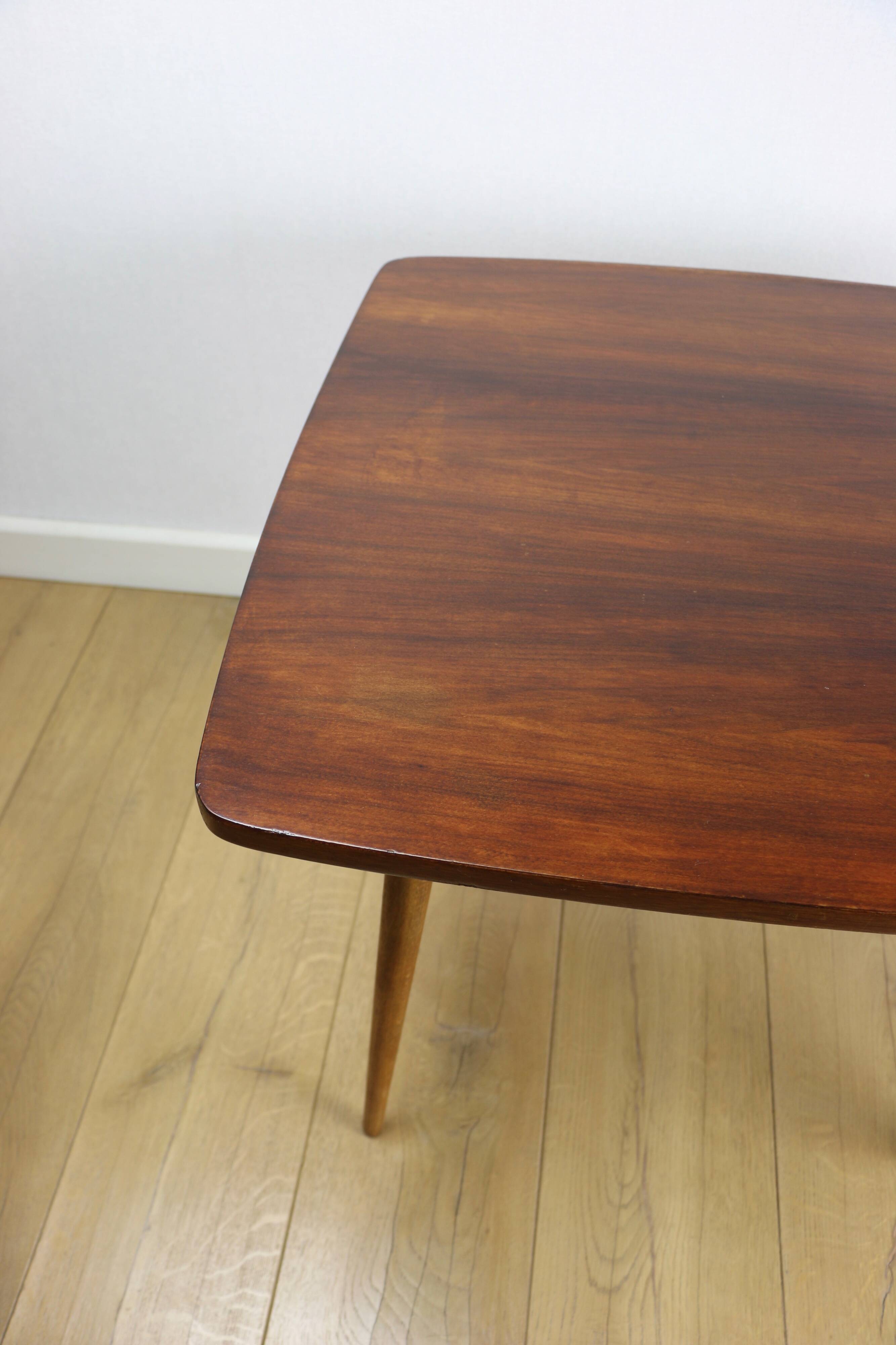 Polish coffee table console 1970s medium square