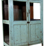 Ancien vaisselier  en teck birman
