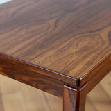 Paire de tables basses scandinaves vintage en palissandre 1960