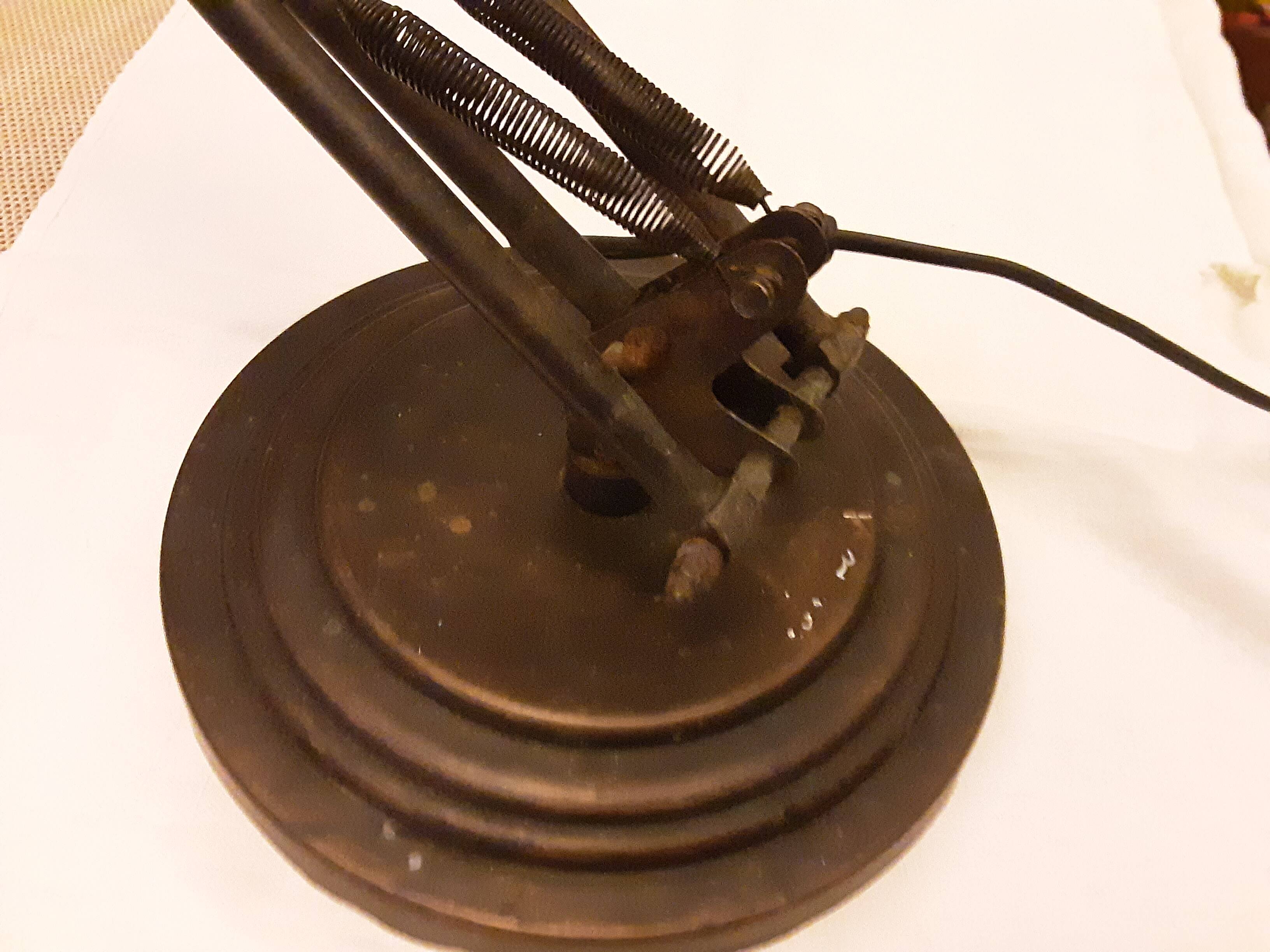 Antique workshop lampnevfer 2 branches