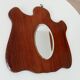 Small vintage free-form beveled mirror from the 60s