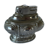 Silver metal table lighter