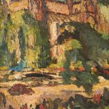 Impressionist oil - Study of a Cathedral