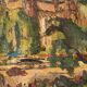 Huile impressionniste - Etude d'une Cathédrale