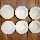 Set of 6 deep plates