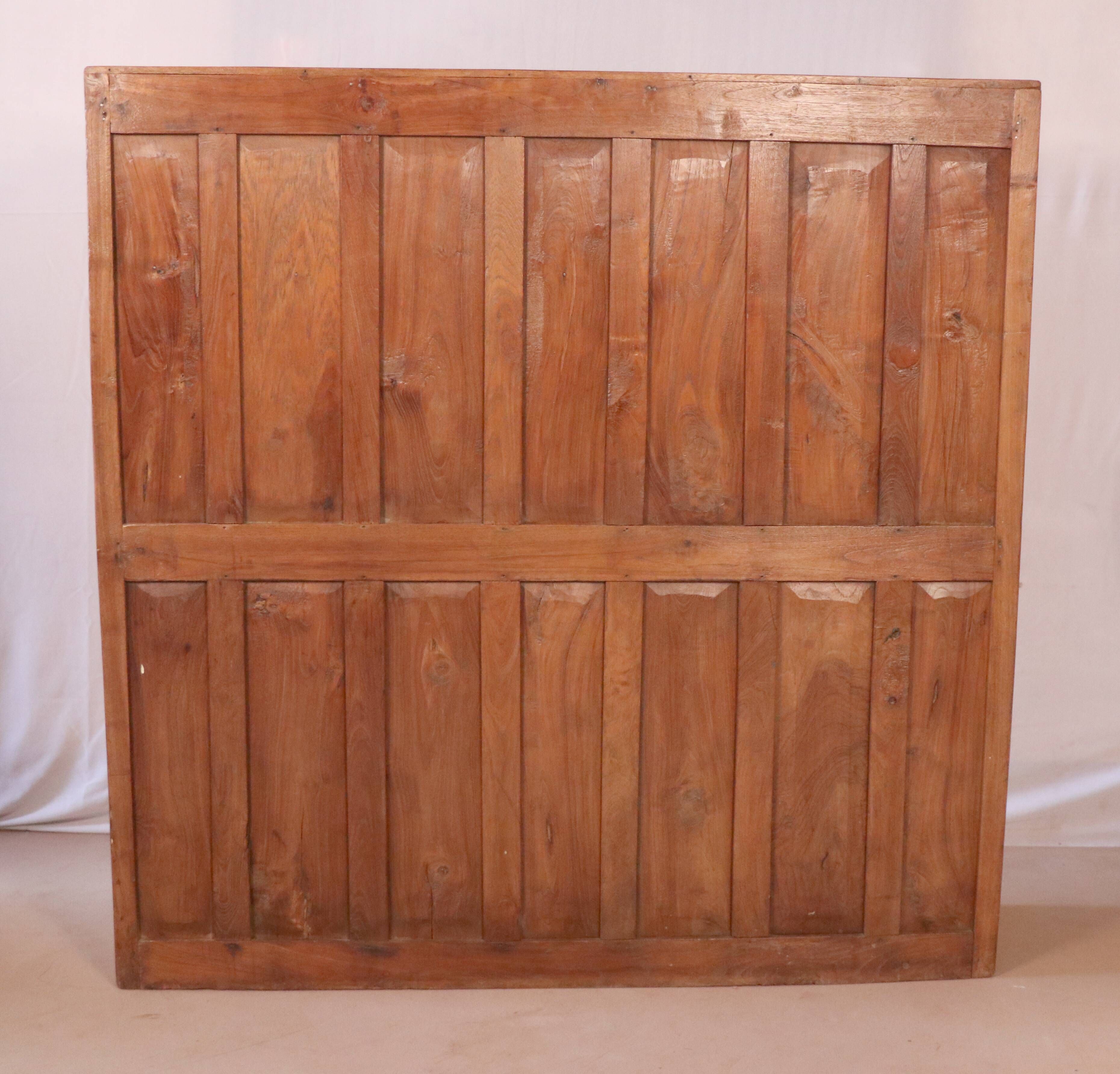 Old craft furniture - hotel with 27 burmese teak lockers