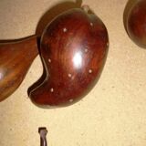 Wooden fruit bowl