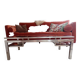 Structure table basse acier brossé sans vitres - années 70