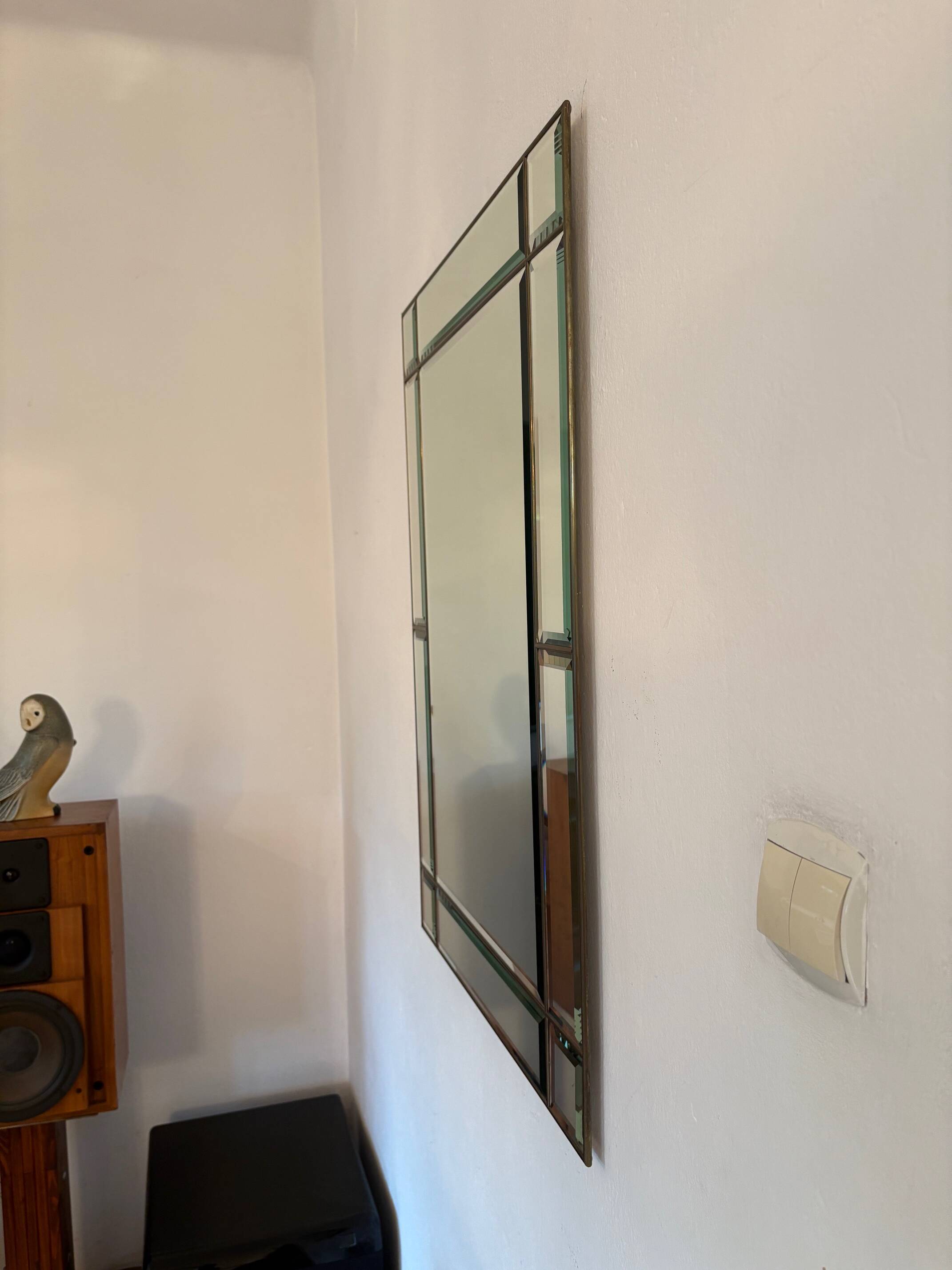 Crystal Mirror, Italy, 1970s