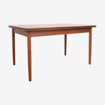 Mid-century danish teak extendable dining table, 1960