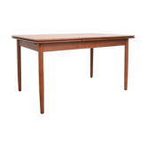 Mid-century danish teak extendable dining table, 1960