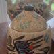 Large ceramic tea service signed Vallauris, vintage 1960.
