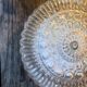 Cast glass ceiling lamp