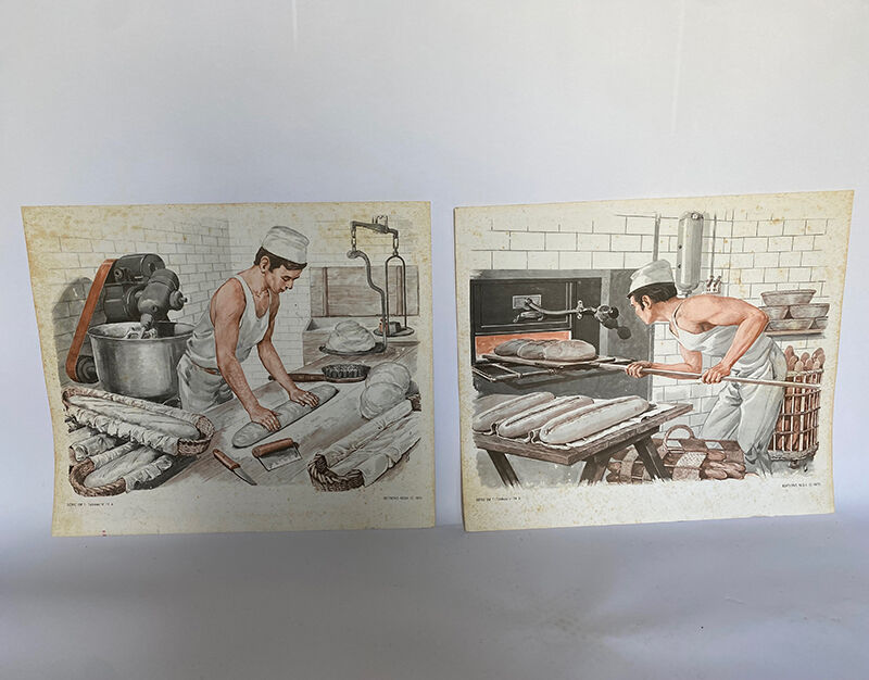 Lot posters "Hairdresser & Baker"