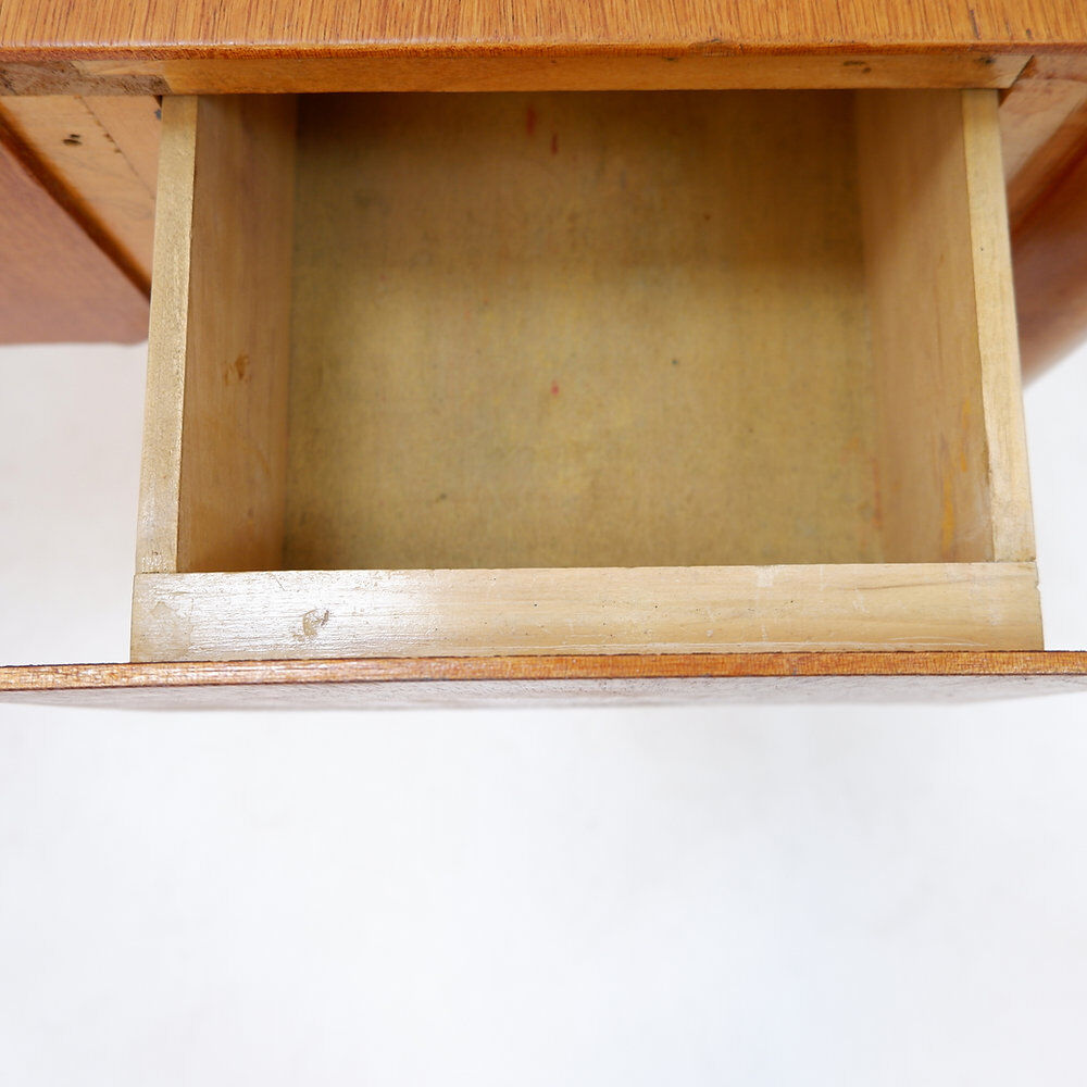 Dressing table with mirror, drop leaf and drawers - 20th century