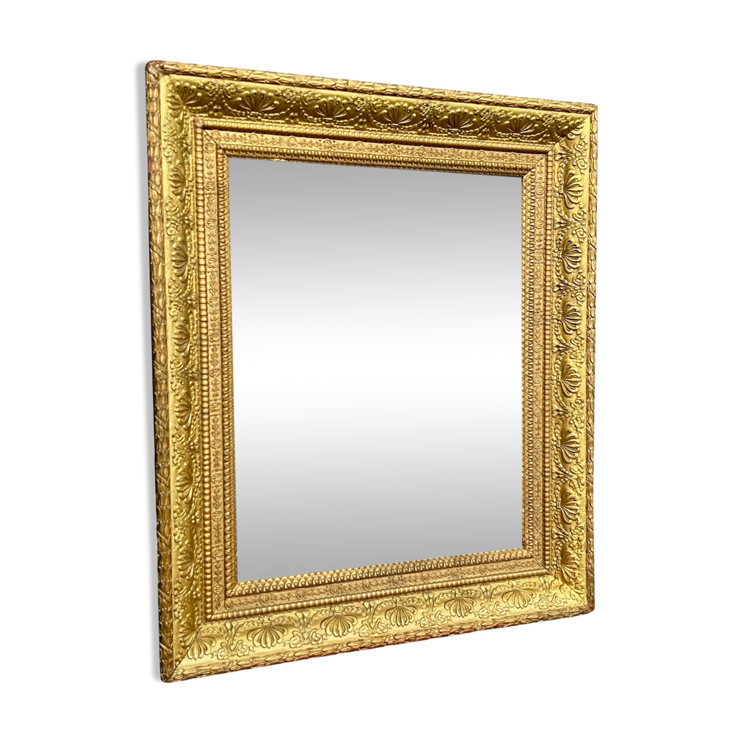 Antique mirror in a baguette frame