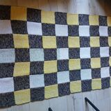 Wool patchwork blanket