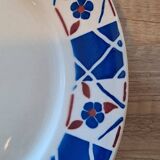 Service assiettes plates Badonviller modèle Bourgogne