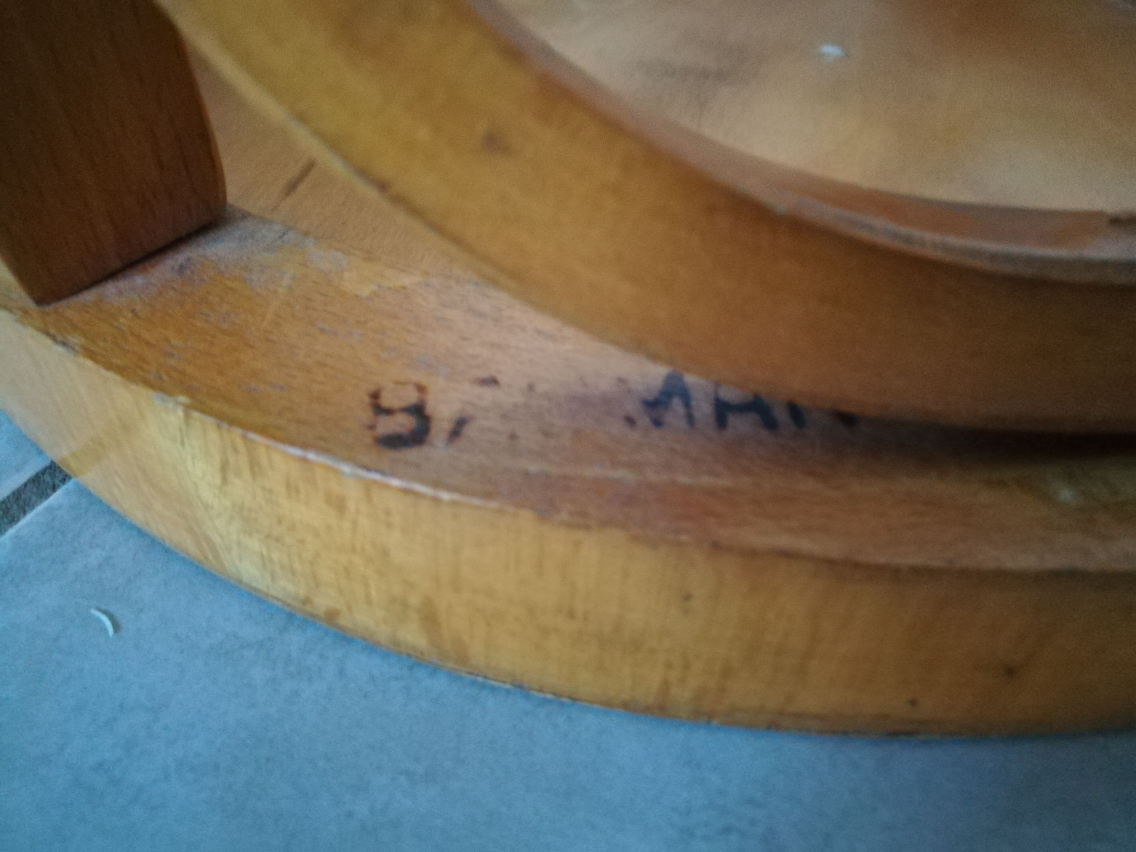 Tabouret bois blond Baumann