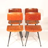 Set of 4 chairs 60s Netherlands
