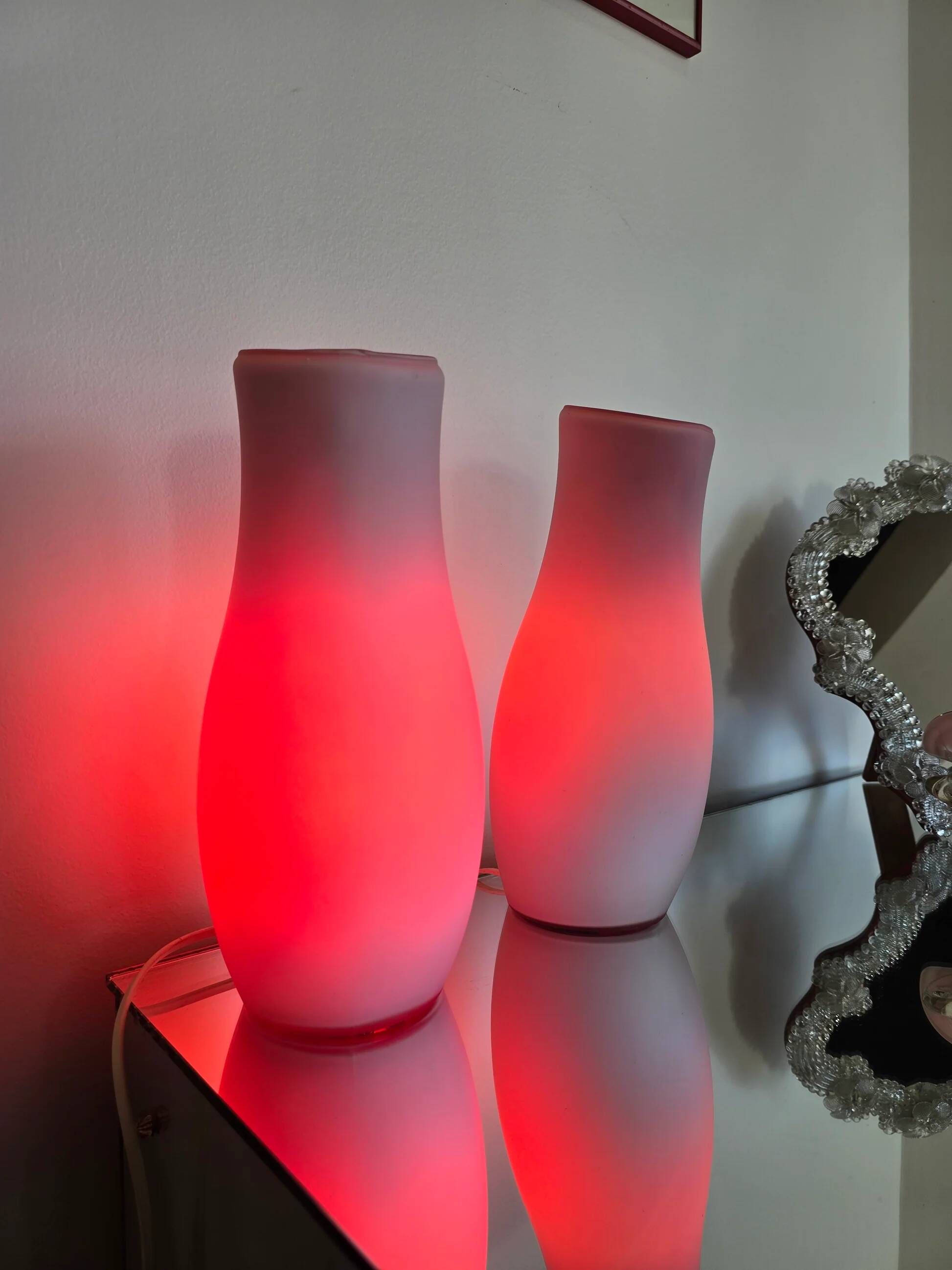 Pair of table lamps IKEA Mylonit – vintage Scandinavian design – 80s/90s