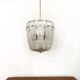 Large Ice Glass Chandelier by J.T. Kalmar
