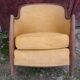 Fauteuil bergere de style Louis XVI art-deco