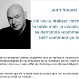 Table "LESS", 1994, designed by Jean Nouvel, for office or domestic use.