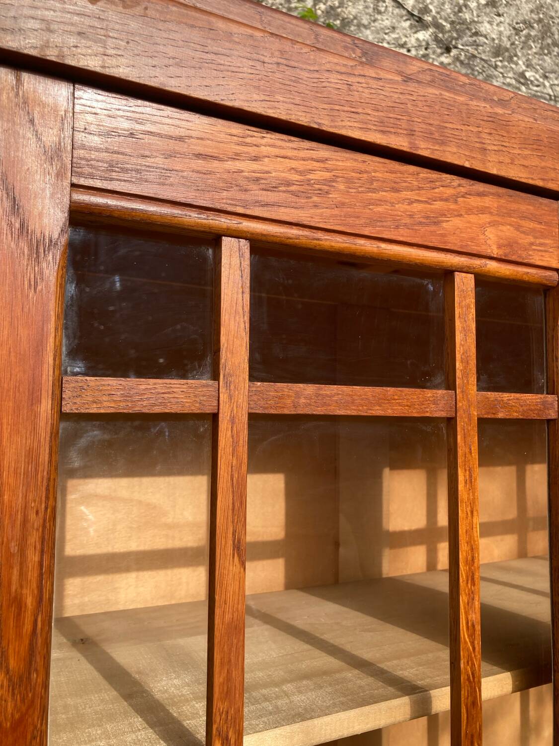 Vintage glass cabinet