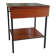 Modernist bedside table in wood and metal - 1950s/60s