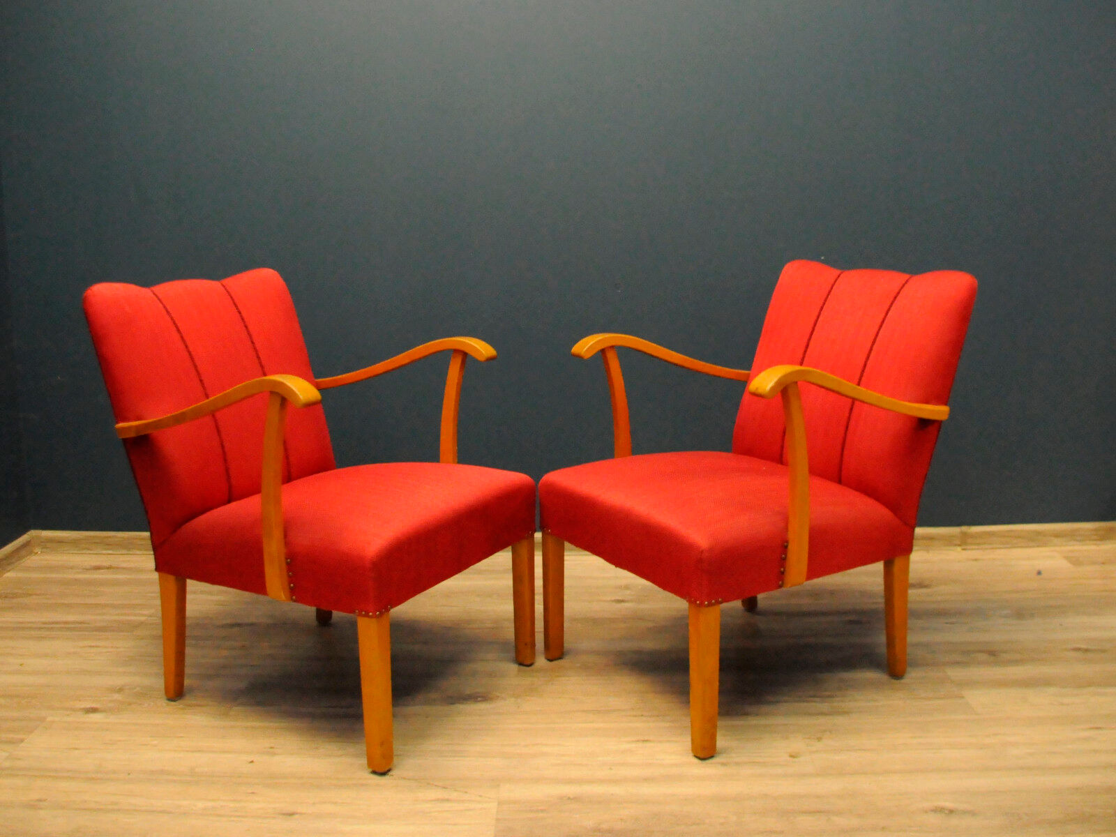 Scandinavian club chairs, Sweden, 1950s, set of 2