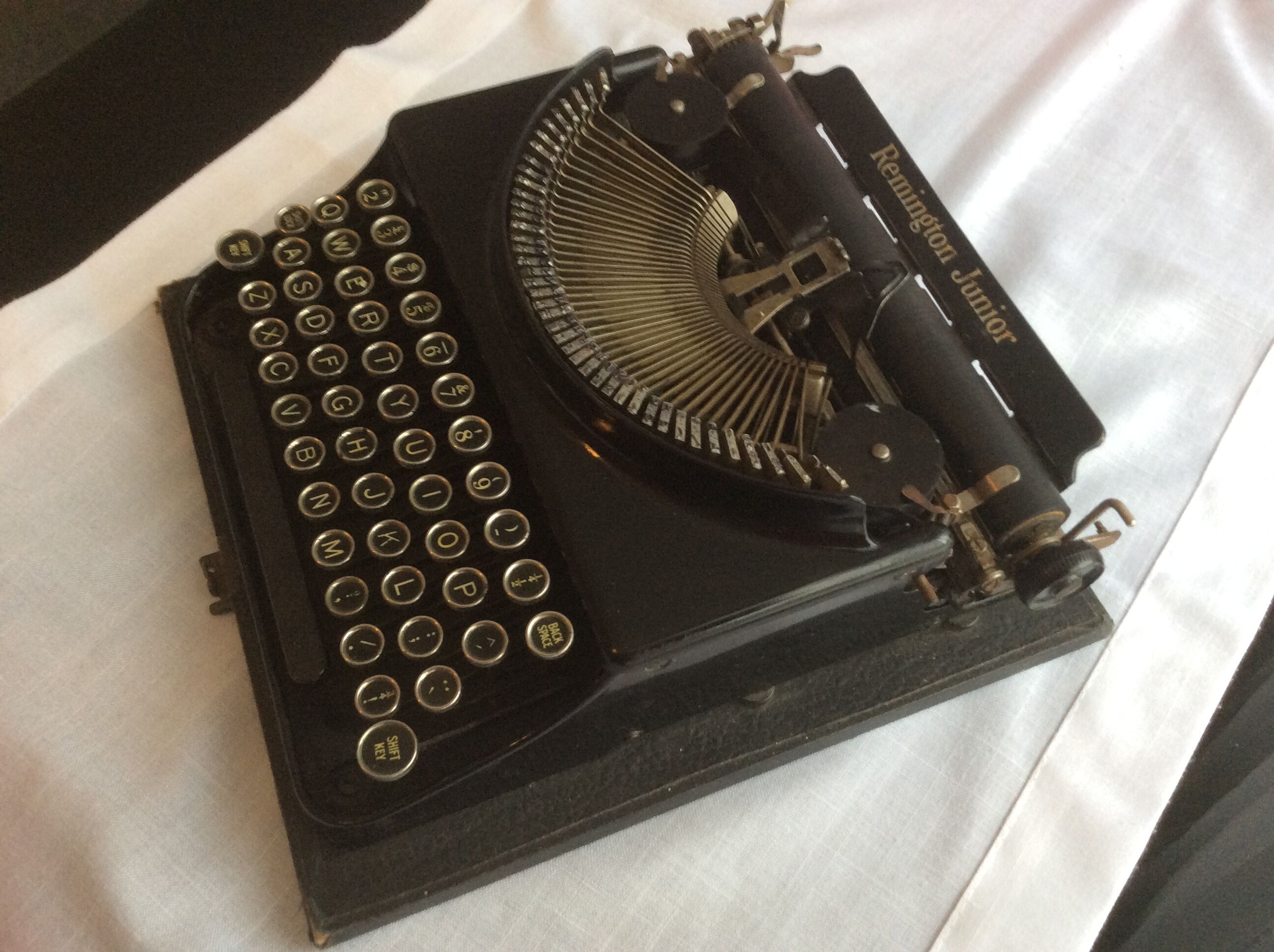 Old Remington Junior portable typewriter