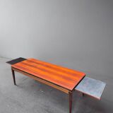 Extendable coffee table in rosewood, Danish vintage 1960s