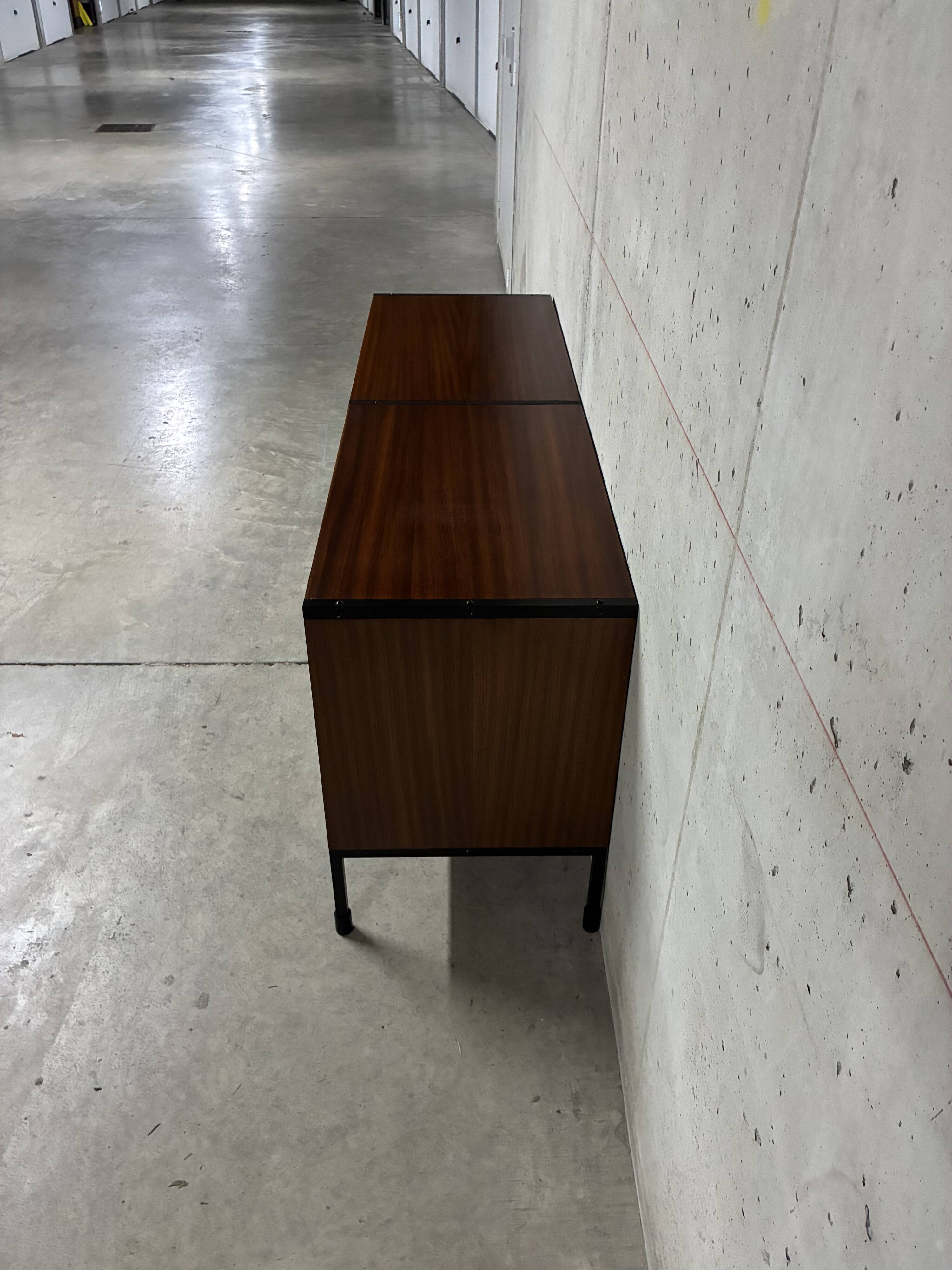 Vintage ARP Guariche Minvielle 1960s enfilade buffet display cabinet