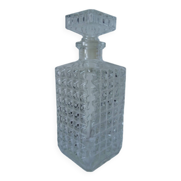 Carafe à whisky en verre motif pointes