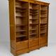 Large notary furniture with curtains by G.M. Radia, circa 1920
