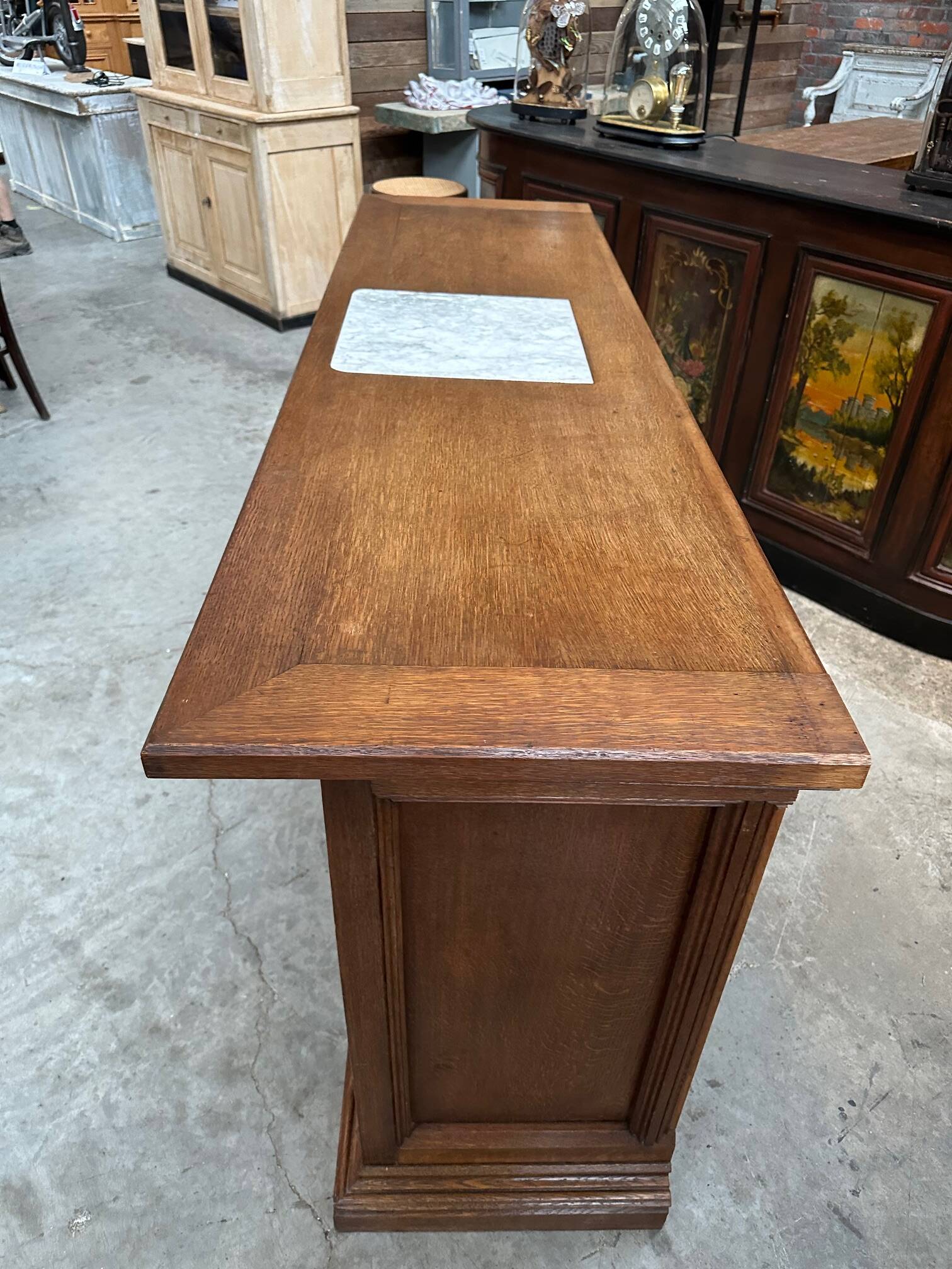 Oak countertop, early 20th century