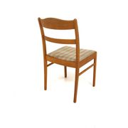 Set of 6 Scandinavian beech chairs, Sweden, 1950.