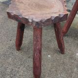Set of 3 tripod stools/design 20th century