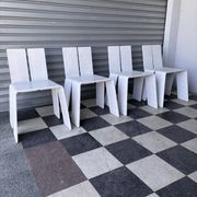 Set de 6 chaises au design danois Kibisi