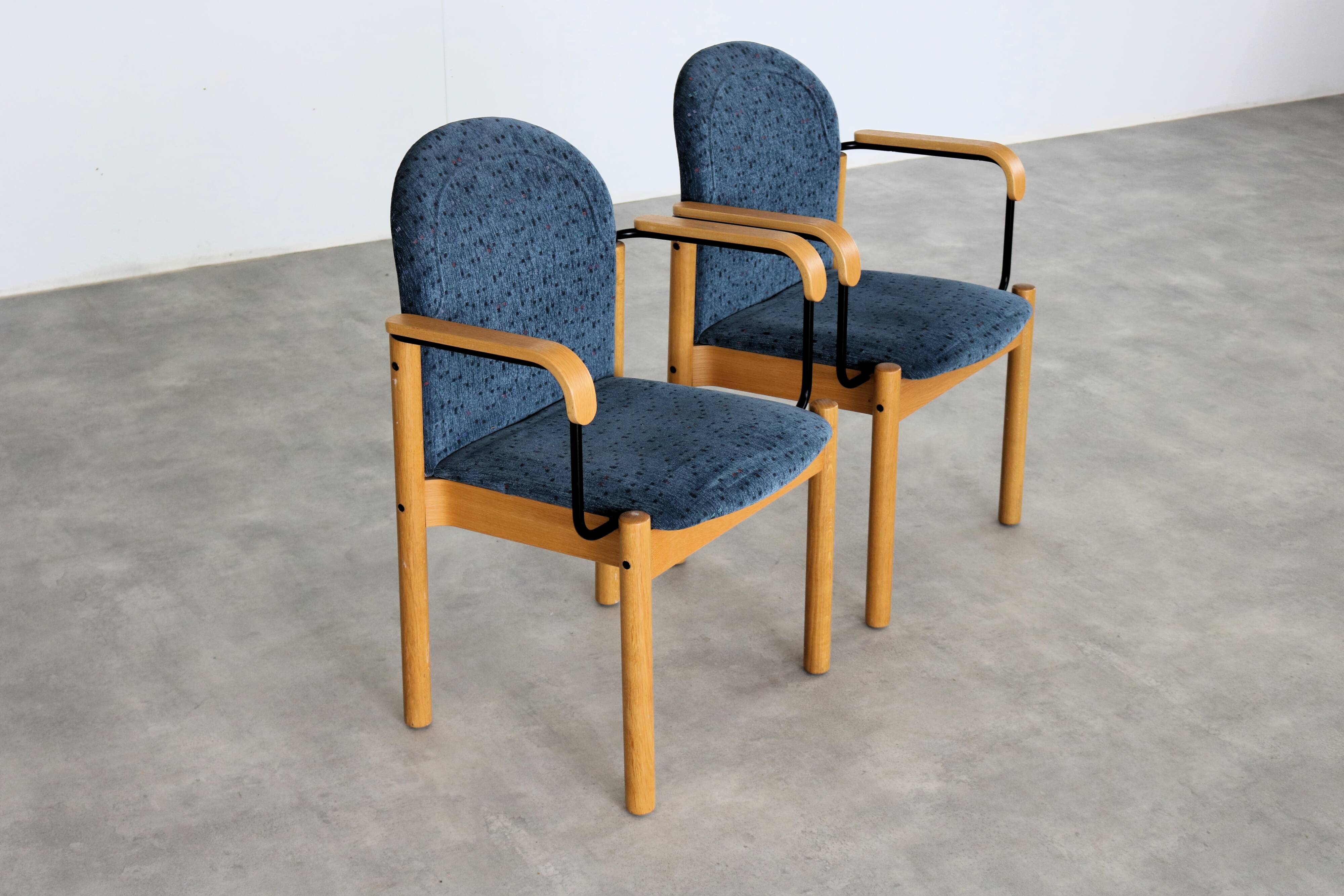 Chaises vintage | fauteuils | kinnarps | suède