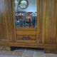 Parisian art deco carved wardrobe with mirror 130 x 200