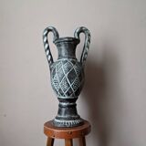 Terracotta ceramic amphora