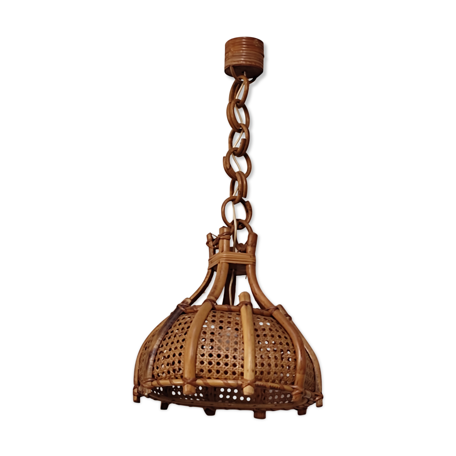 Rattan and cane suspension