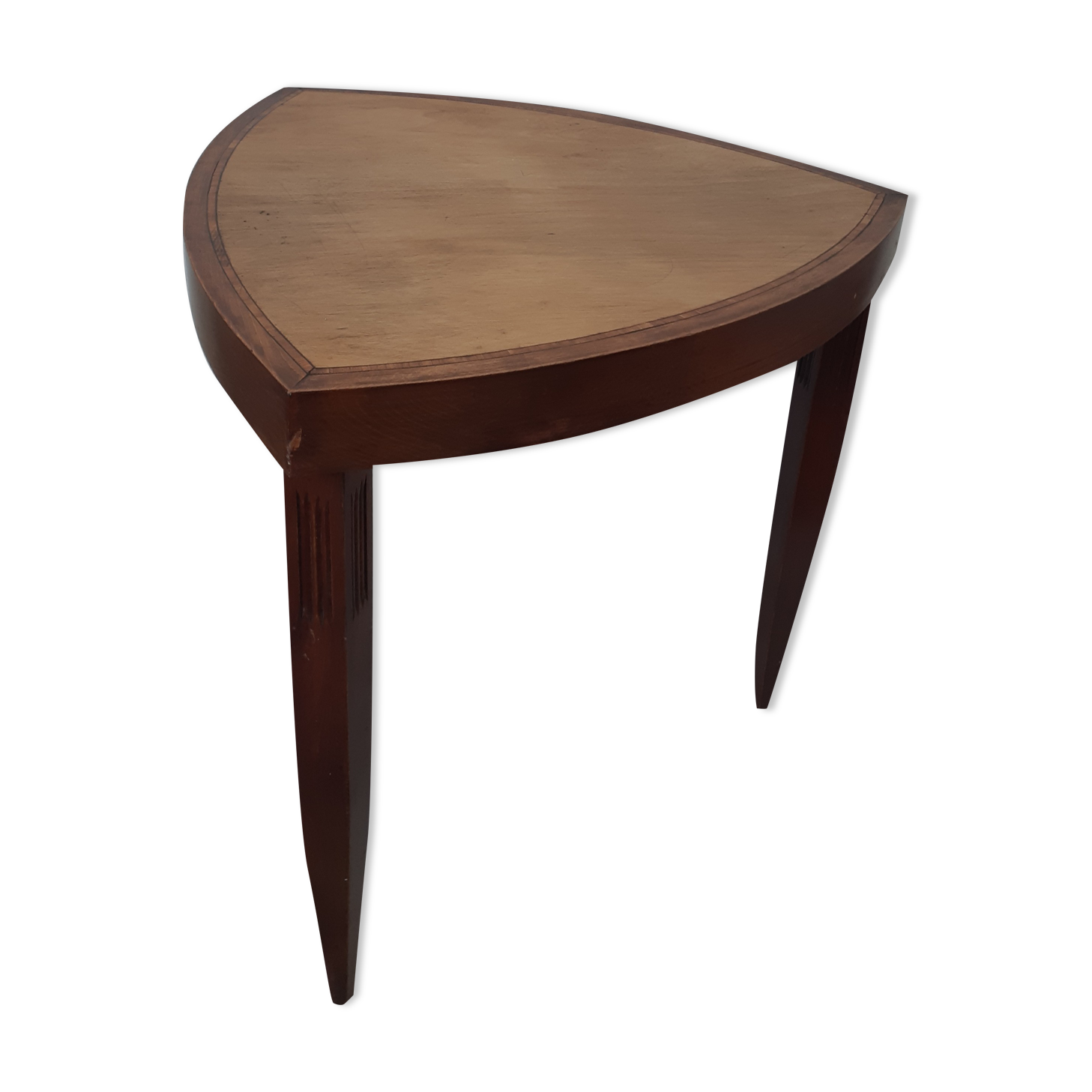 Stella triangular table, vintage, art deco