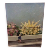 Old oil painting.